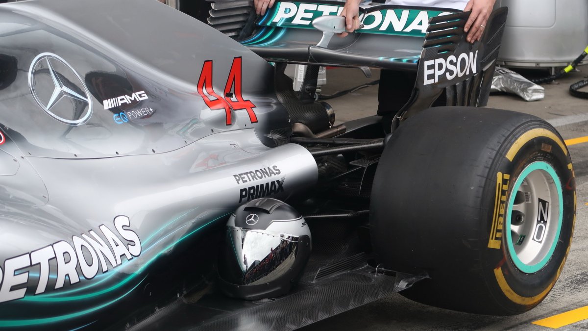 Detail zadní části vozu Mercerces v Rakousku