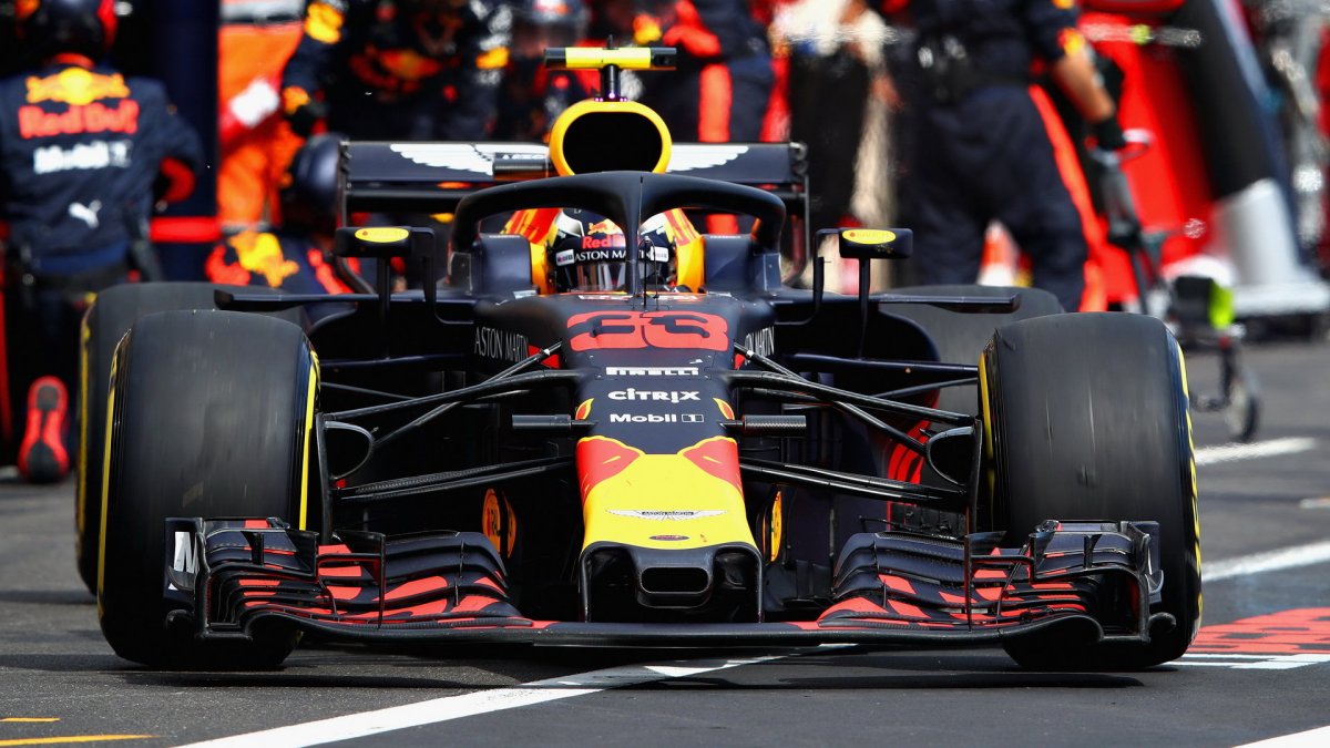 Max Verstappen v závodě ve Francii