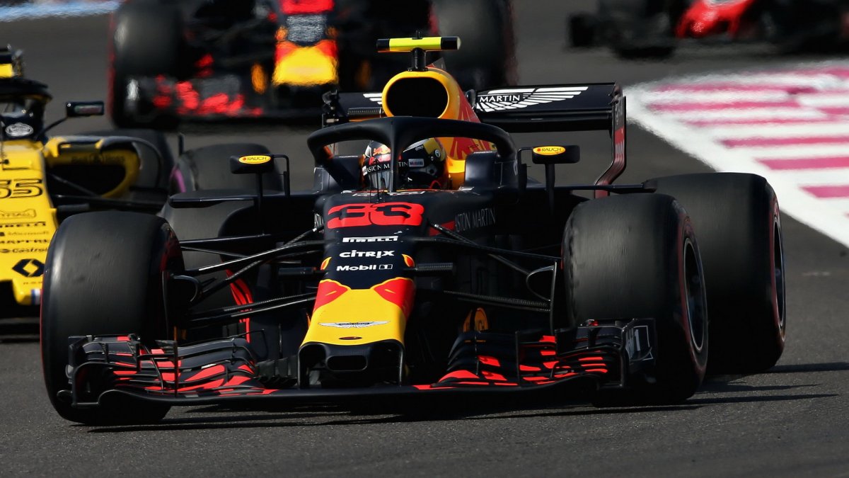 Max Verstappen v závodě ve Francii