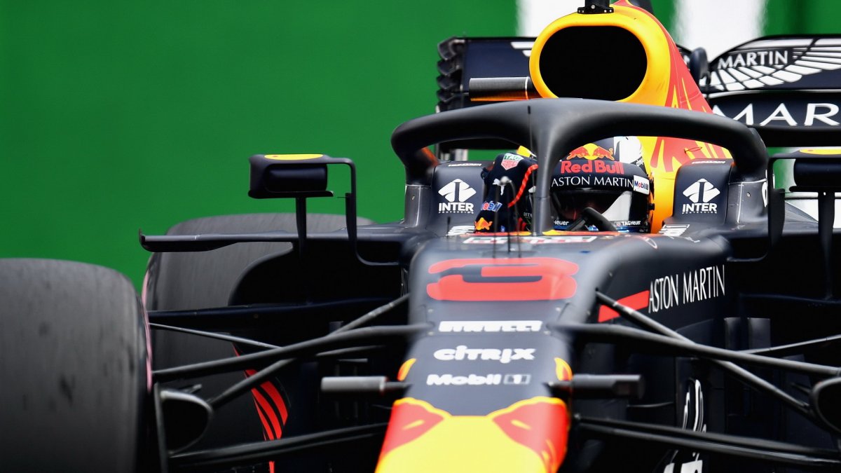 Daniel Ricciardo v kvalifikaci v Mexiku
