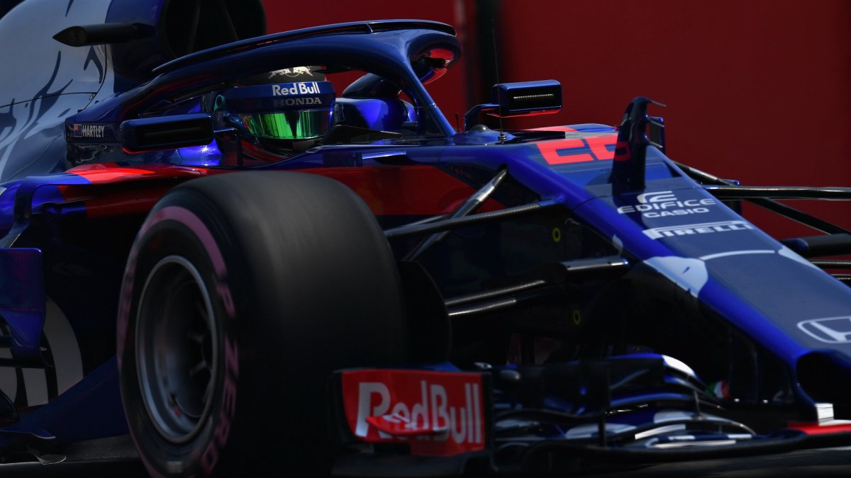 Brendon Hartley v tréninku v Mexiku