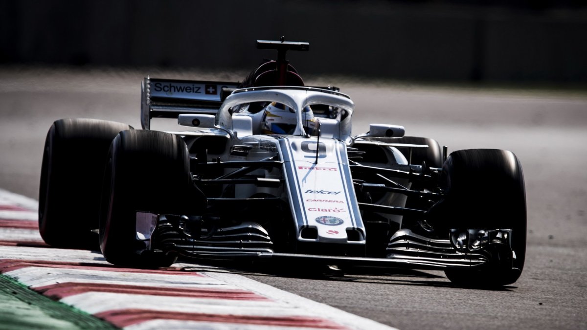 Marcus Ericsson v tréninku v Mexiku