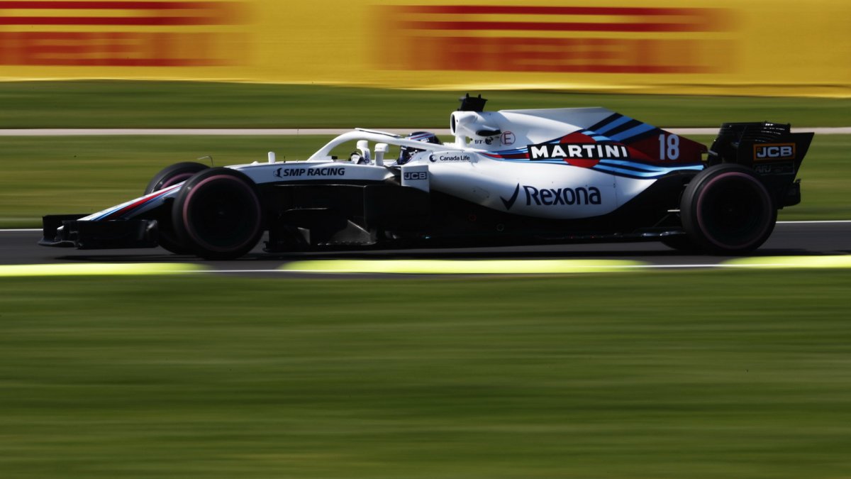 Lance Stroll v tréninku v Mexiku