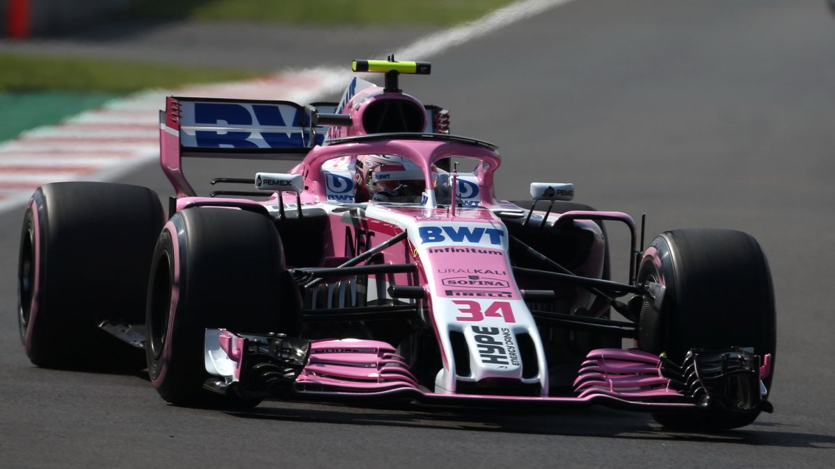 Nicholas Latifi v tréninku v Mexiku