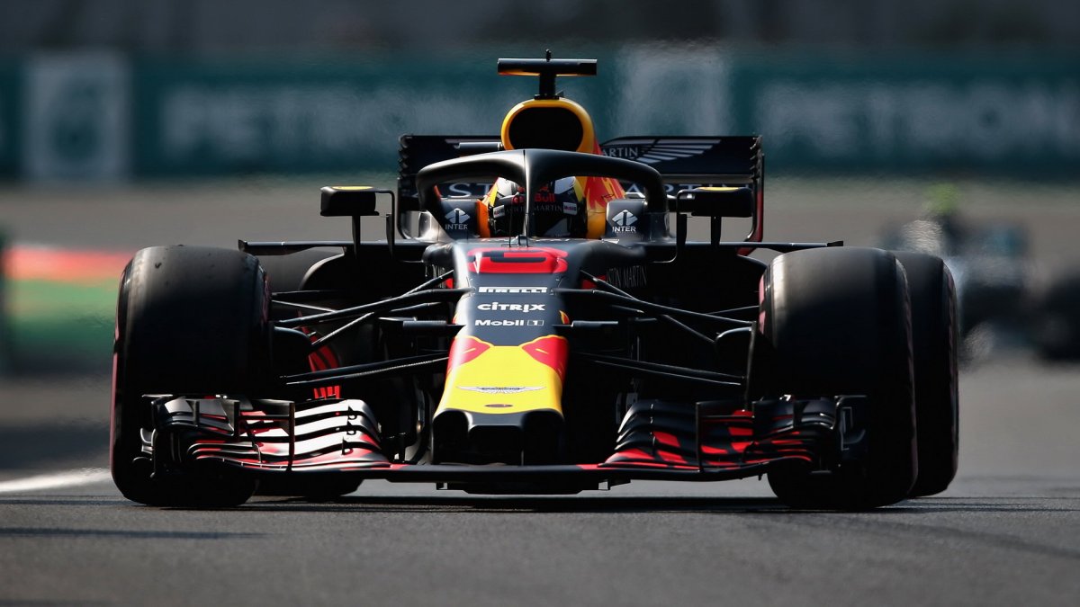 Daniel Ricciardo v tréninku v Mexiku