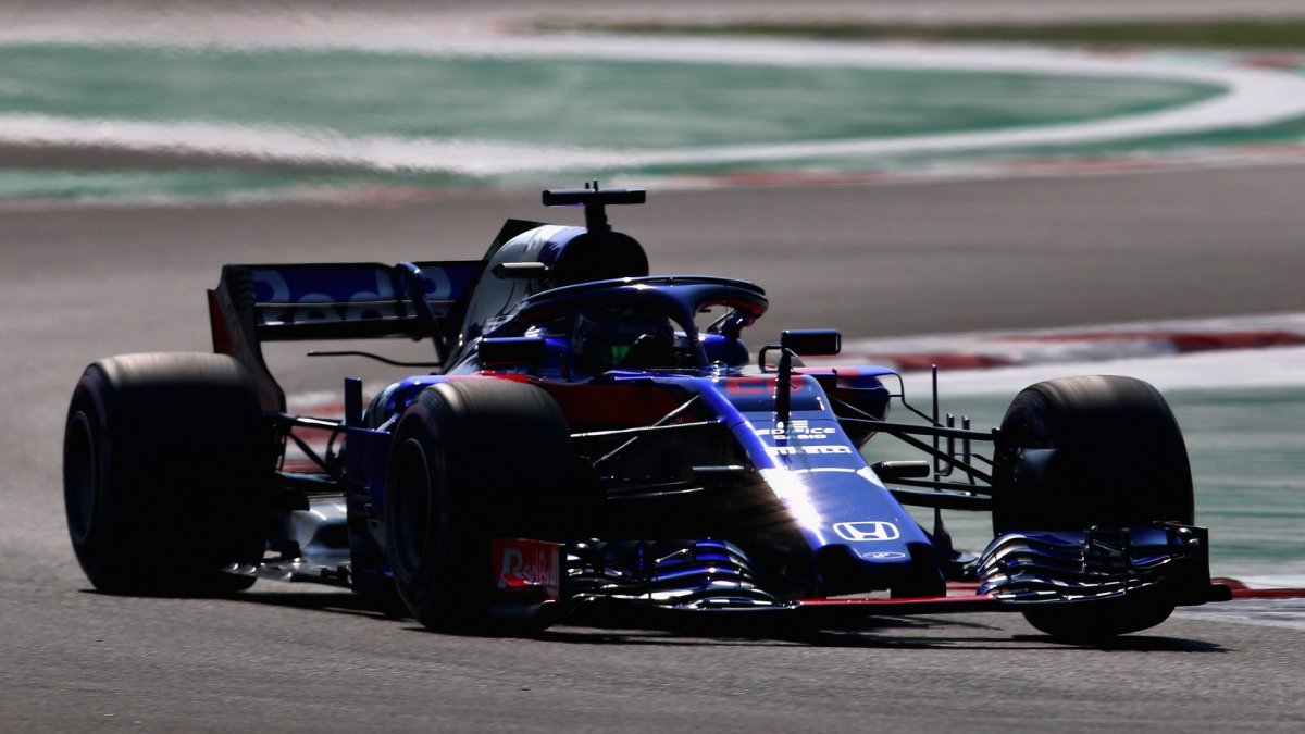 Brendon Hartley v tréninku v Mexiku