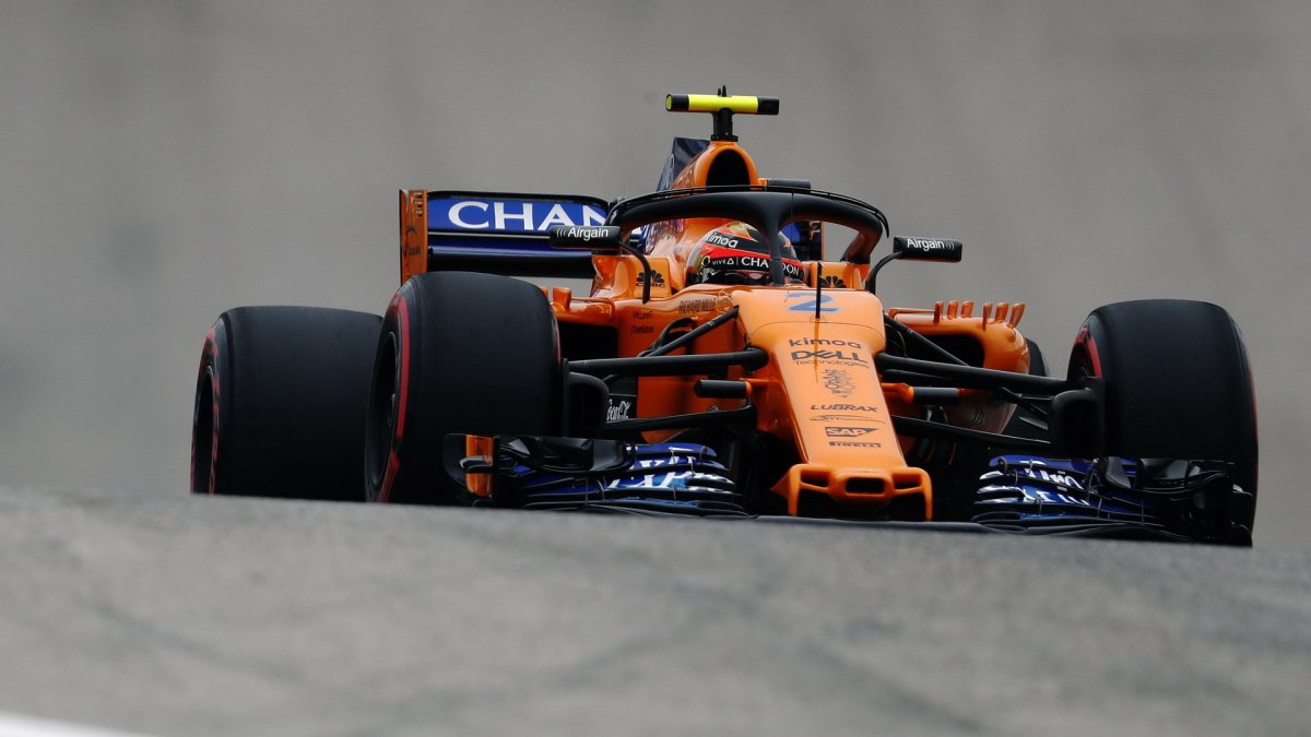 Stoffel Vandoorne v kvalifikaci v Austinu