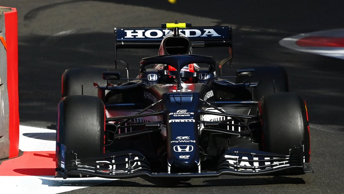 Pierre Gasly - závod v Baku