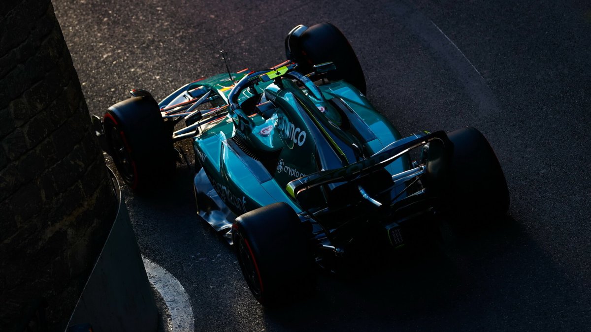 Sebastian Vettel v kvalifikaci v Ázerbájdžánu