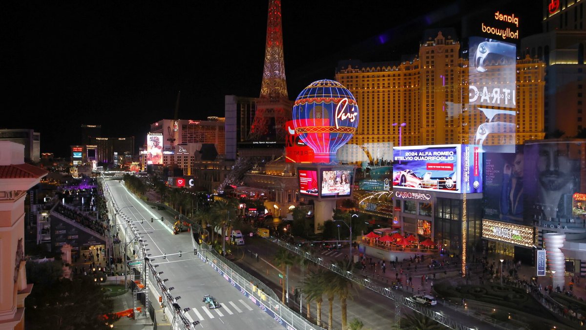 Večerní závod v Las Vegas