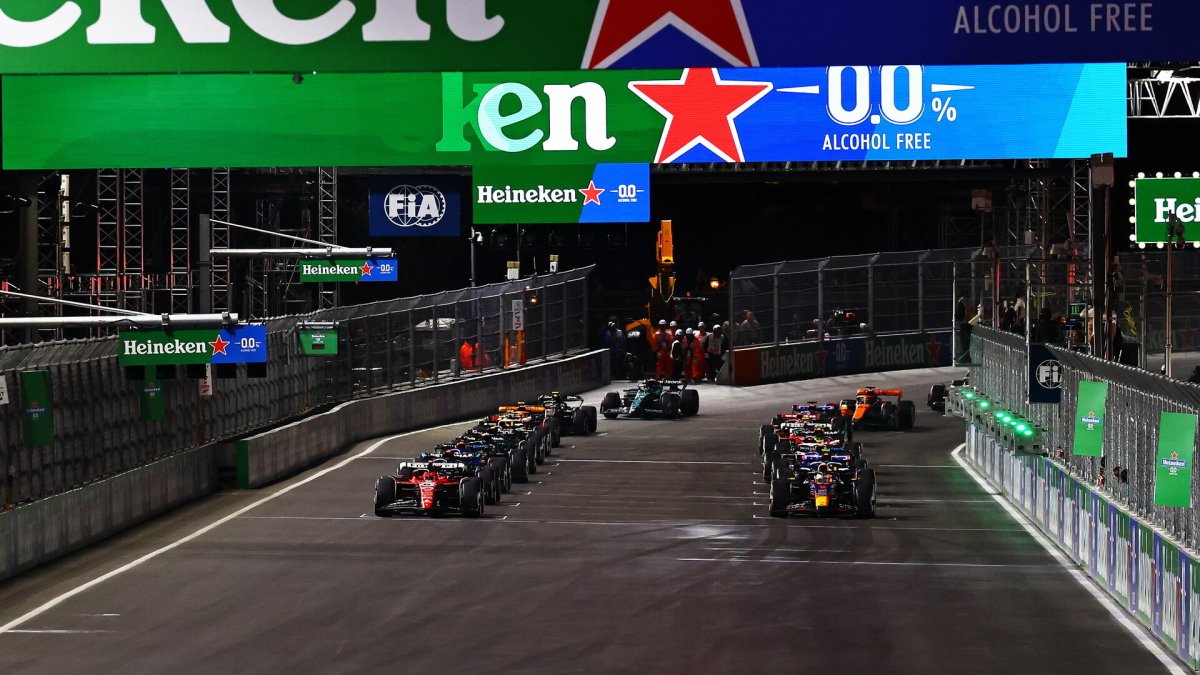 Start závodu v Las Vegas