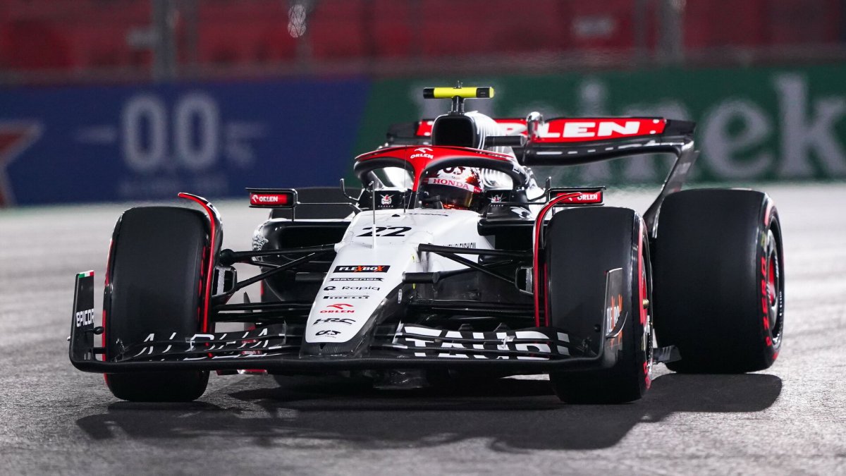 Juki Cunoda v závodě v Las Vegas