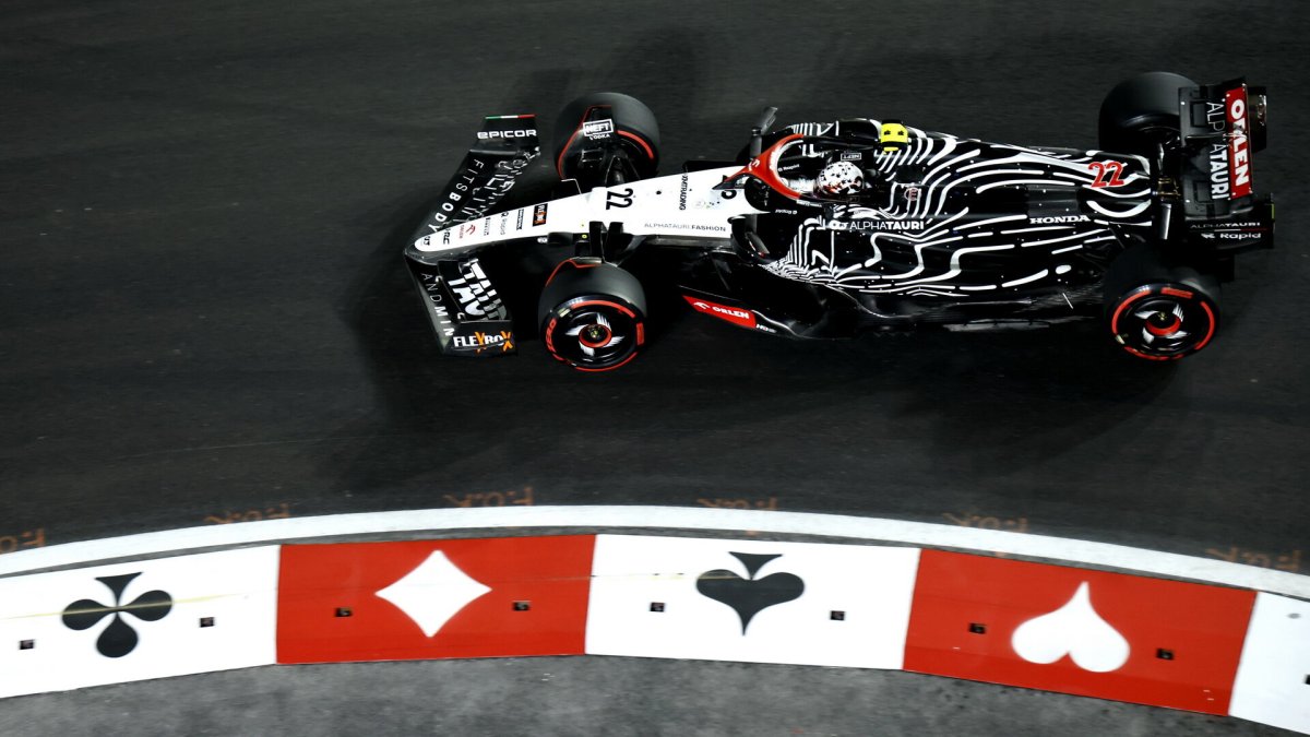 Juki Cunoda v závodě v Las Vegas