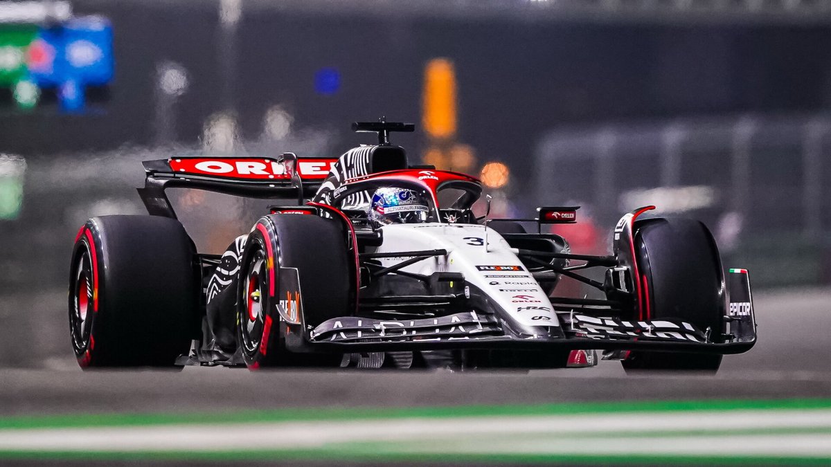 Daniel Ricciardo v závodě v Las Vegas