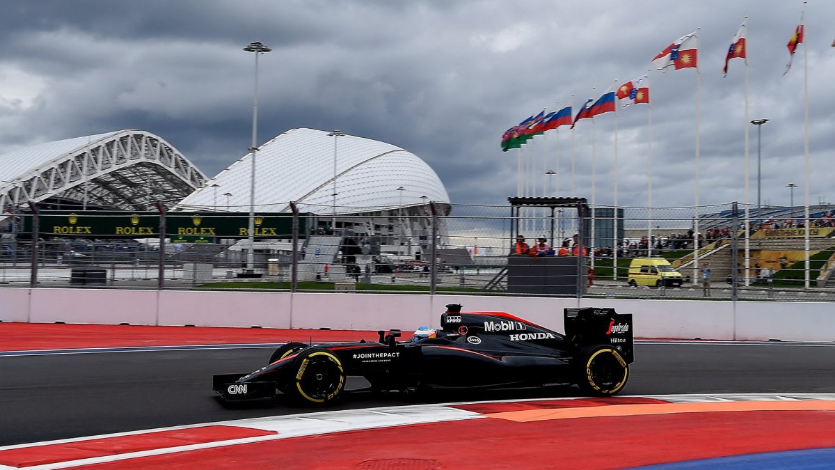 Fernando Alonso v Soči