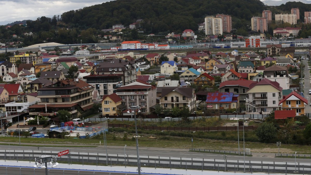 Okolí trati v Soči