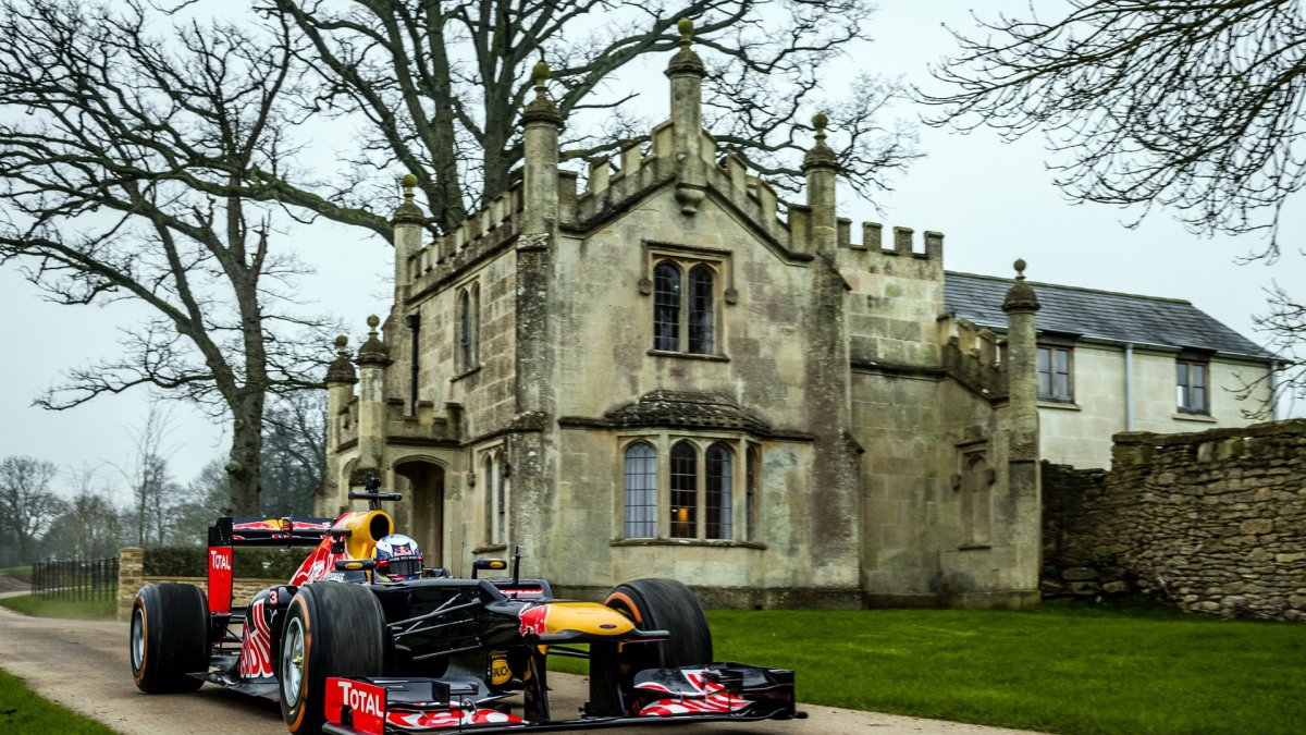 Daniel Ricciardo při roadshow v Anglii