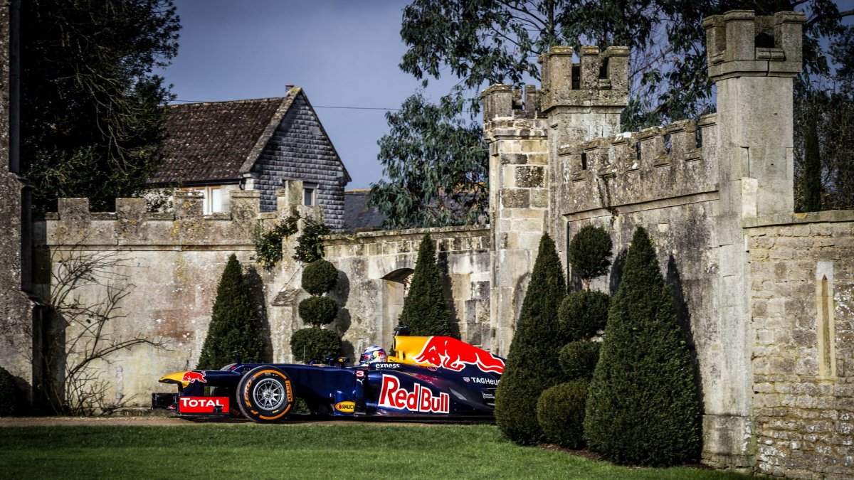 Daniel Ricciardo při roadshow v Anglii