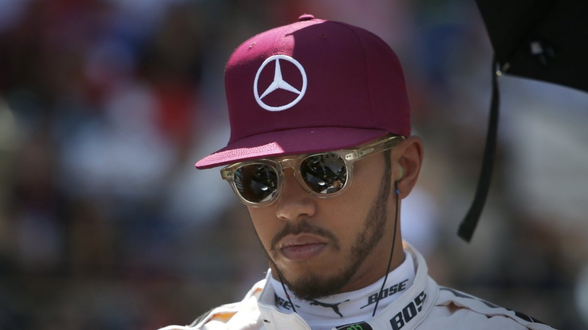 Lewis Hamilton v Barceloně