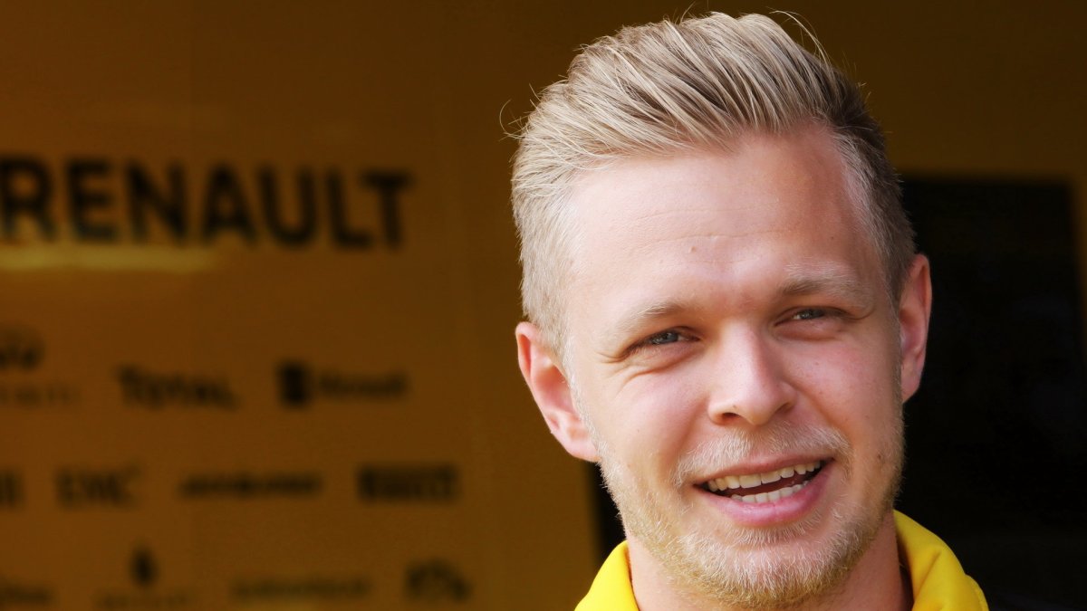 Kevin Magnussen v Barceloně