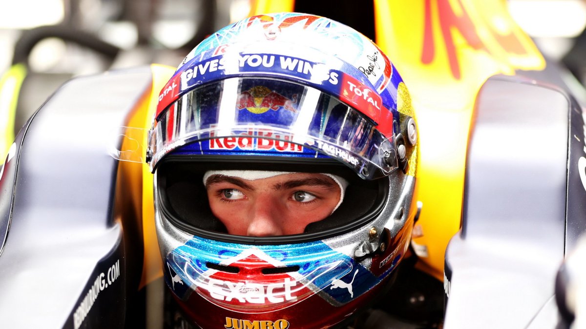 Max Verstappen v Barceloně