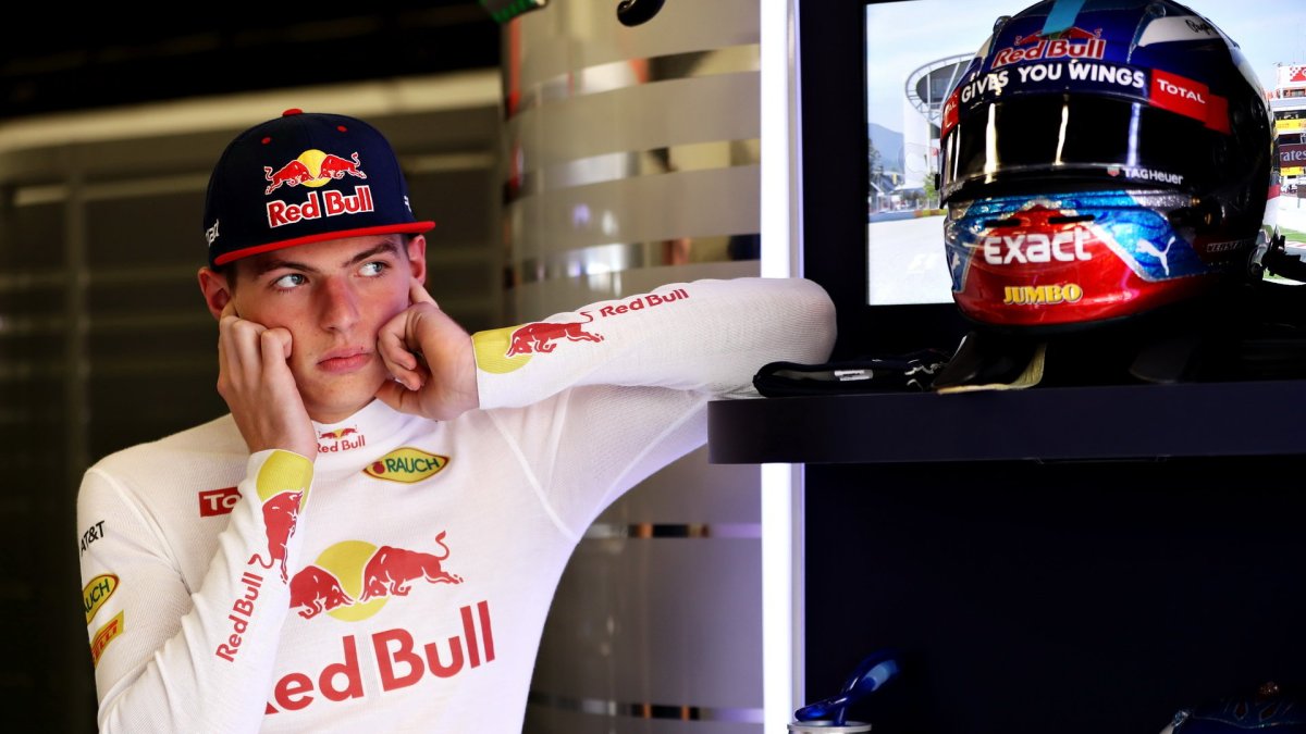 Max Verstappen v Barceloně