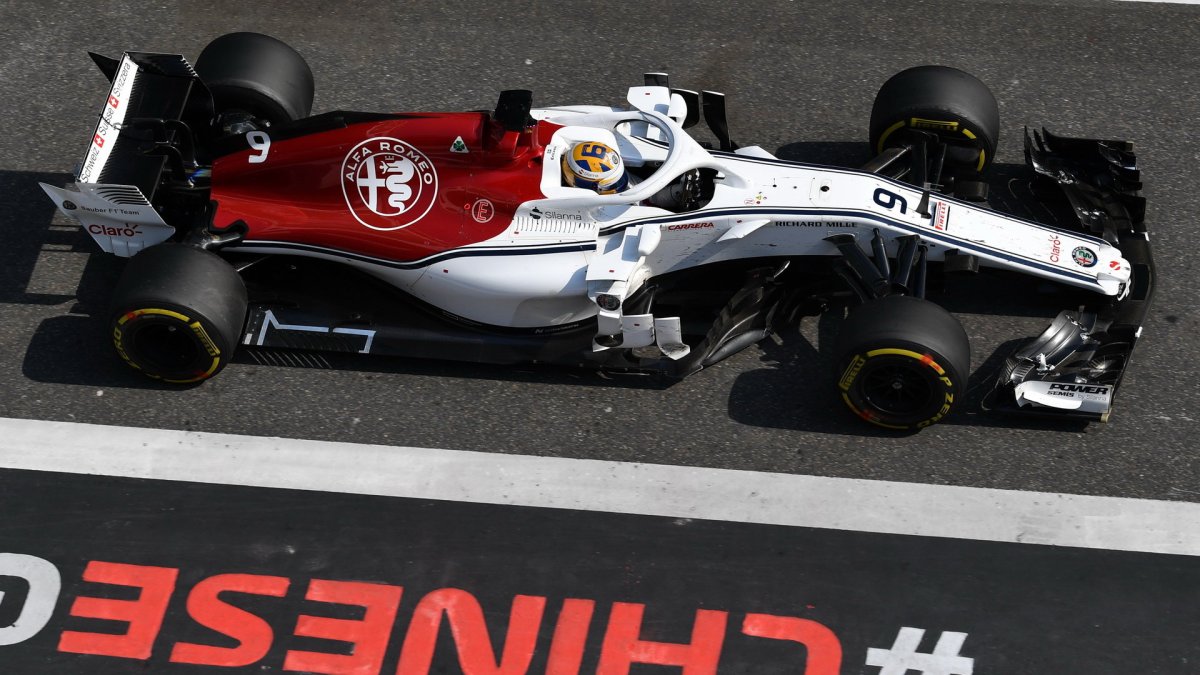 Marcus Ericsson v závodě v Číně