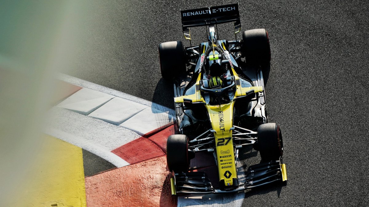 Nico Hülkenberg v kvalifikaci v Abú Zabí