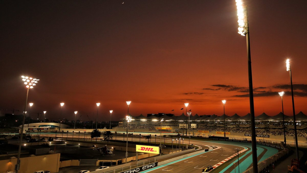 Nico Hülkenberg v kvalifikaci v Abú Zabí