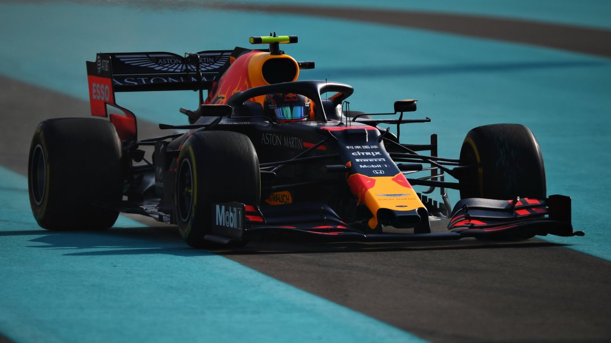 Alexander Albon v kvalifikaci v Abú Zabí