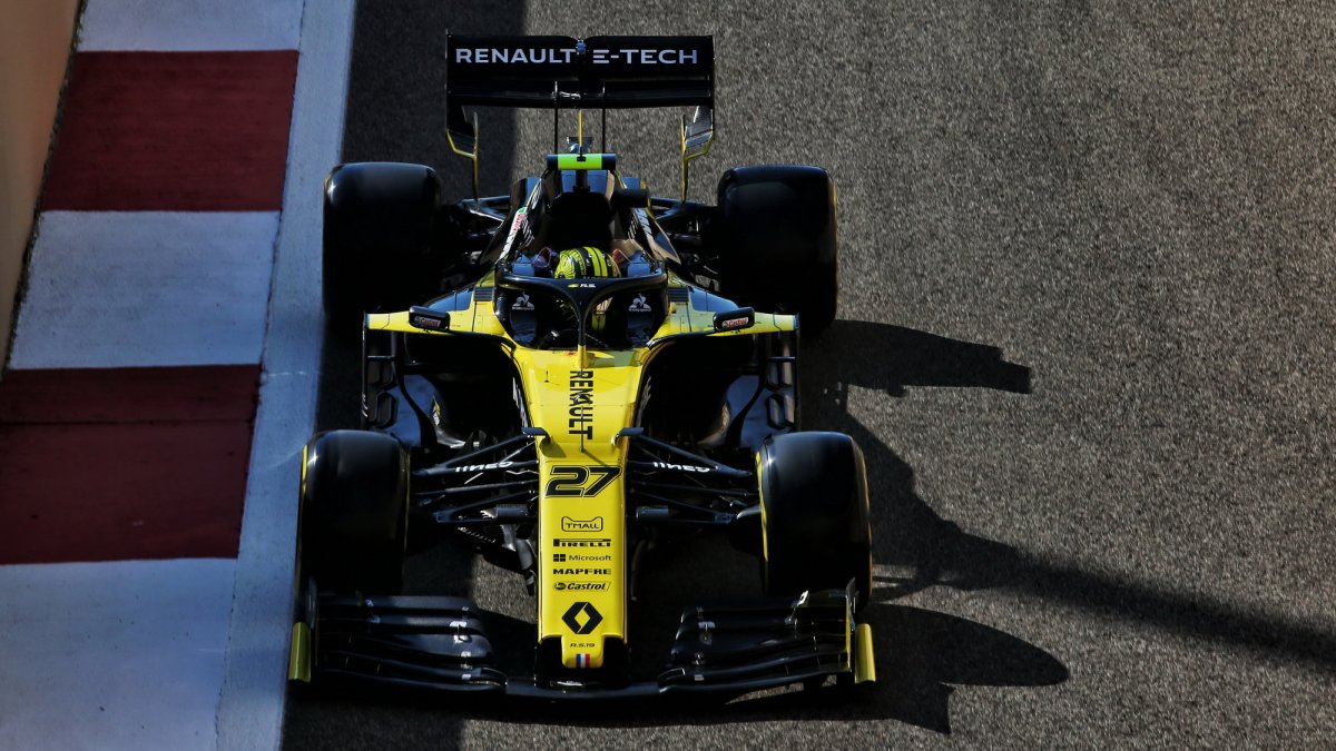 Nico Hülkenberg v tréninku v Abú Zabí