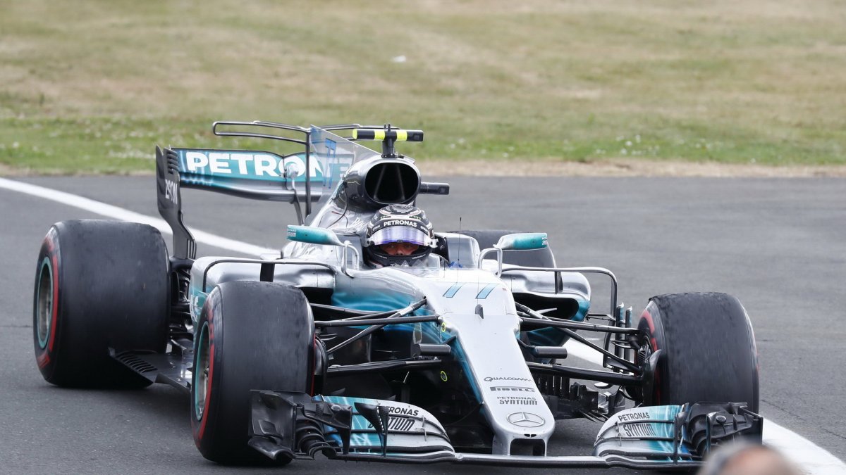 Valtteri Bottas po závodě v Silverstone