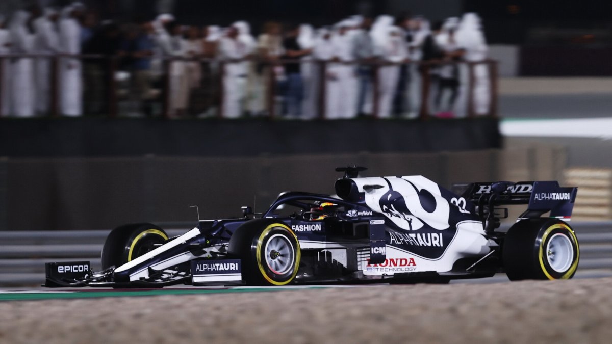 Juki Cunoda v závodě v Kataru