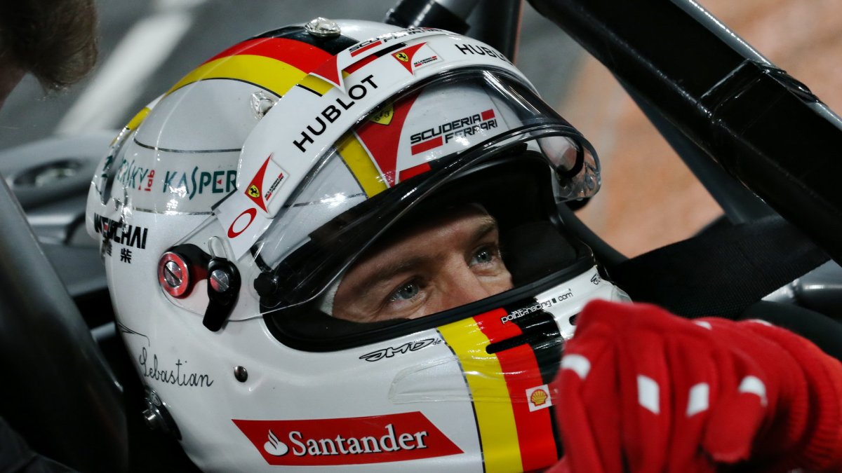 Sebastian Vettel při Race of champions