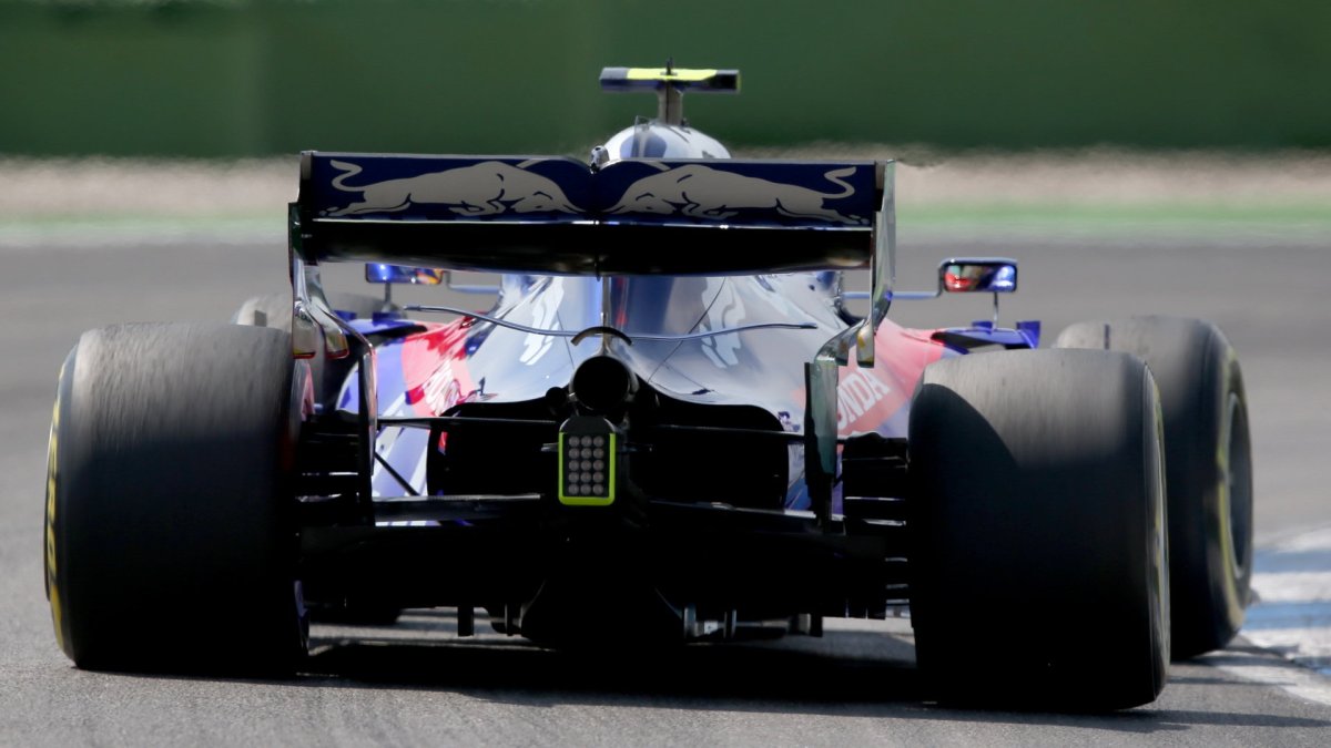 Alexander Albon v tréninku v Německu
