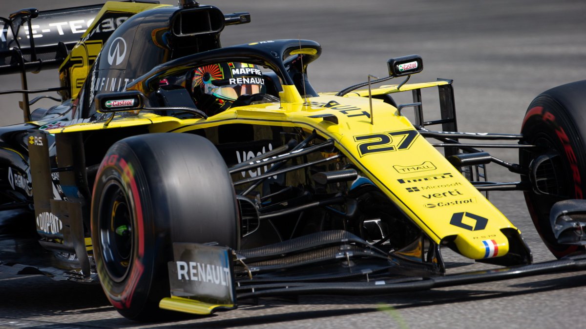 Nico Hülkenberg v tréninku v Německu