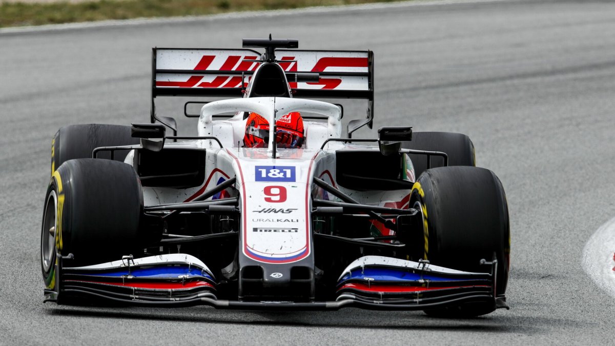 Nikita Mazepin - závod v Barceloně