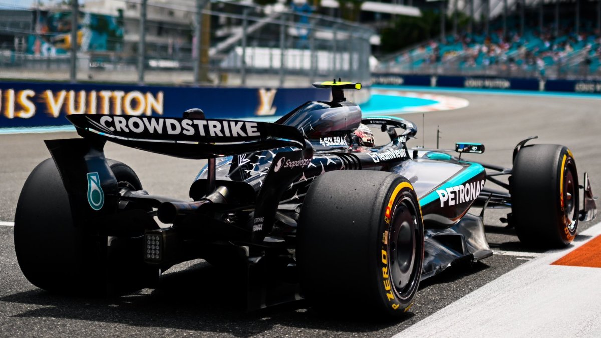 Andrea Kimi Antonelli v Miami.