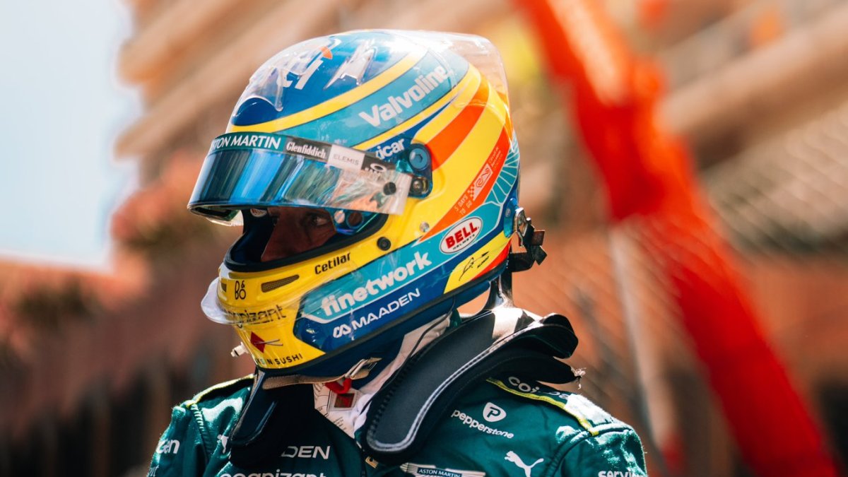 Fernando Alonso v Monaku