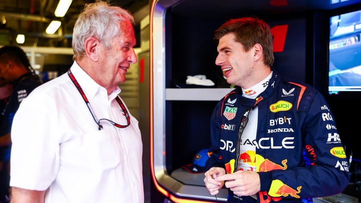 Helmut Marko a Max Verstappen