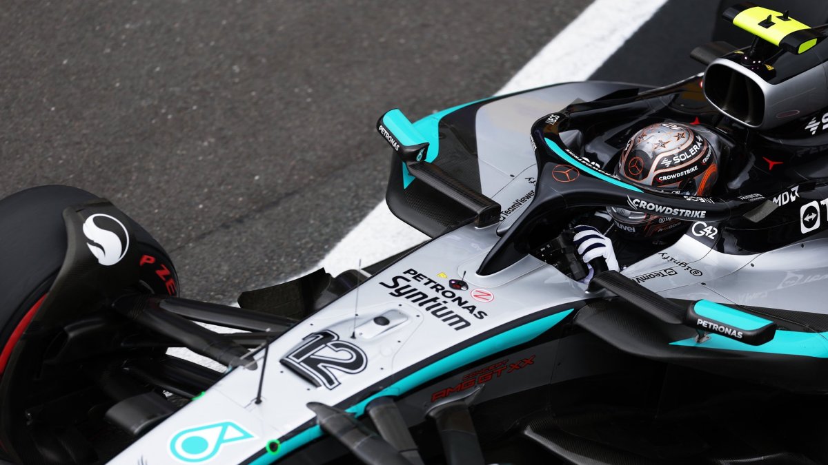 Kimi Antonelli v Silverstone během kvalifikace