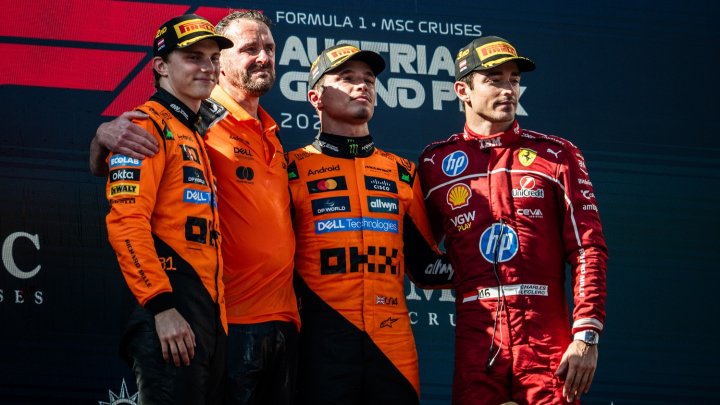 Podium v Rakousku 2025