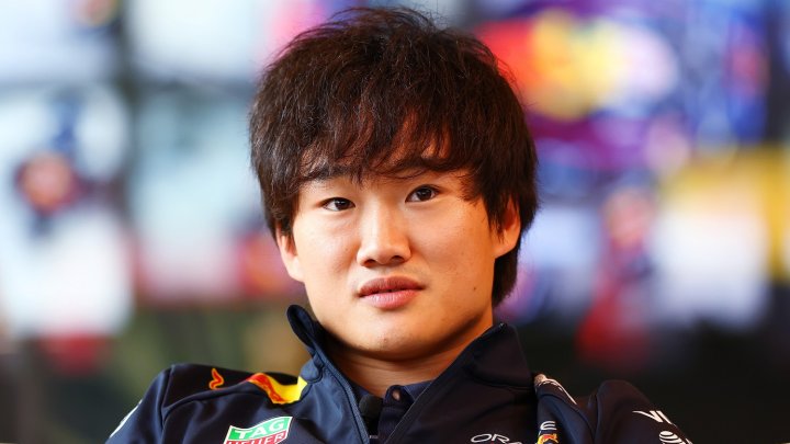 Yuki Tsunoda v Belgii
