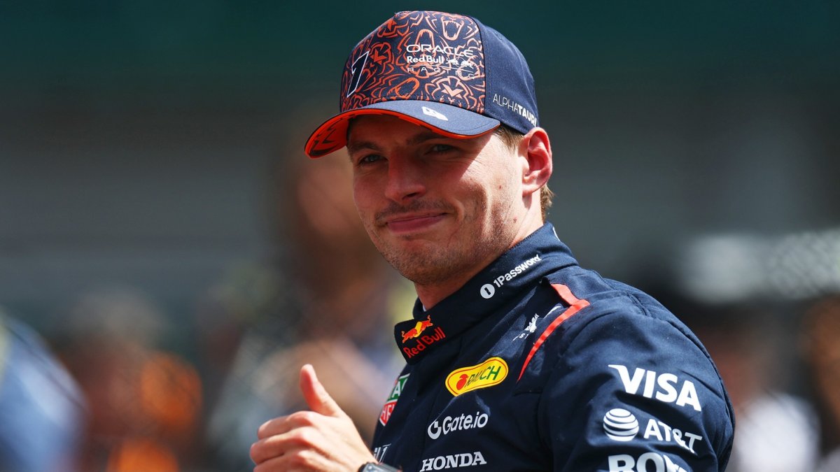 Max Verstappen po vítězství ve sprintu
