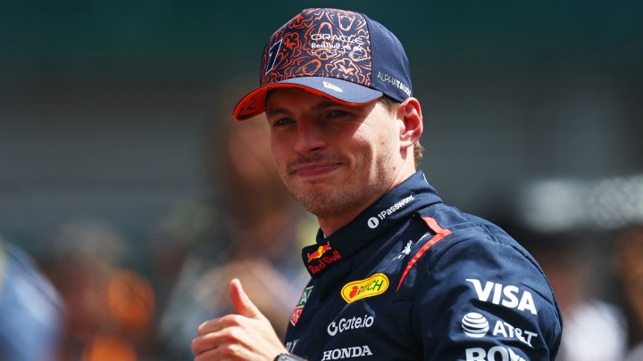 Max Verstappen po vítězství ve sprintu