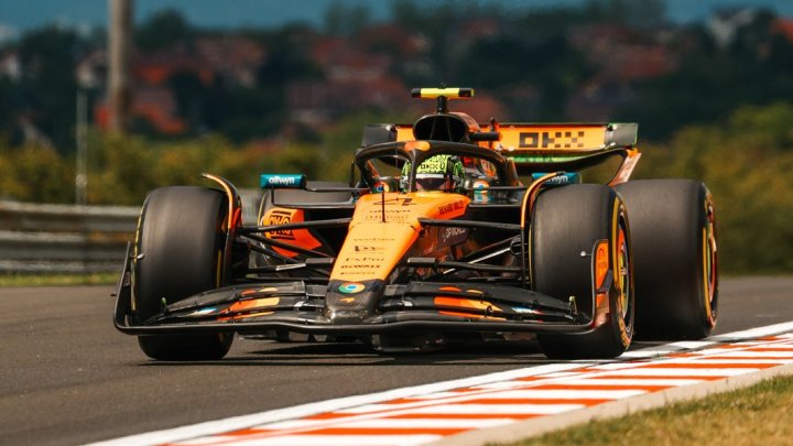 Lando Norris v Maďarsku