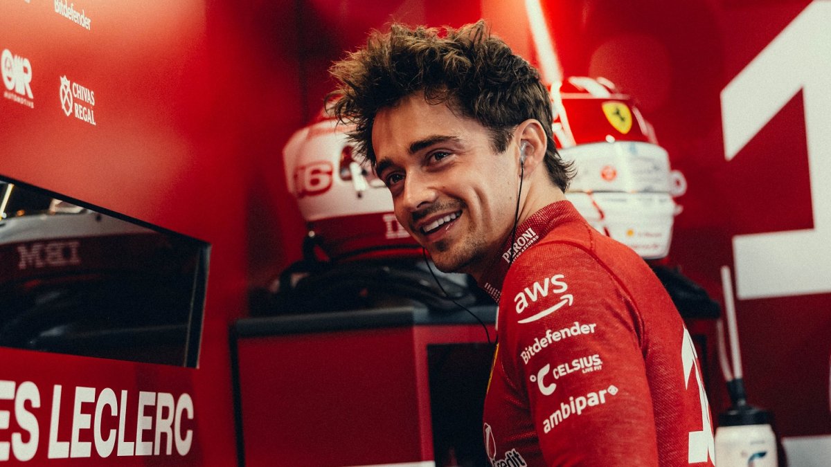 Charles Leclerc v Maďarsku