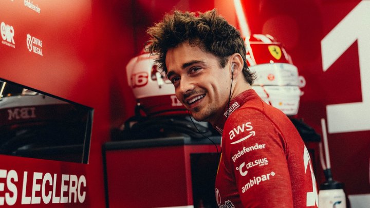 Charles Leclerc v Maďarsku