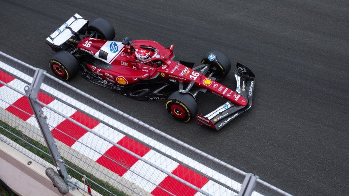 Charles Leclerc v Maďarsku 2025