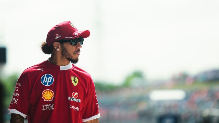 Lewis Hamilton v Maďarsku